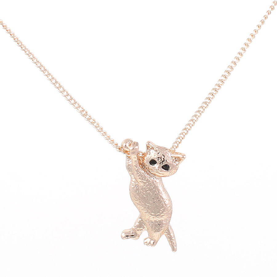 Dainty Gold Tiny Cat Necklace Cute Gemstone Necklace Handmade Jewelry Gold  Cat Charm Necklace Cat Mom Gift Cat Lover Jewelry Gift - Etsy Denmark