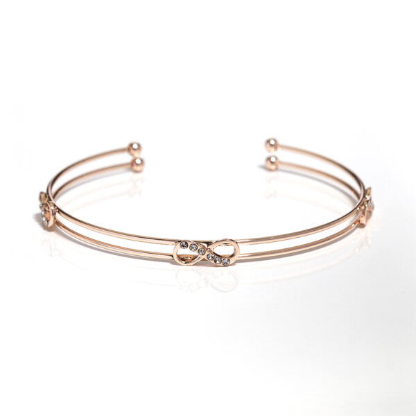 Infinity rose gold bracelet