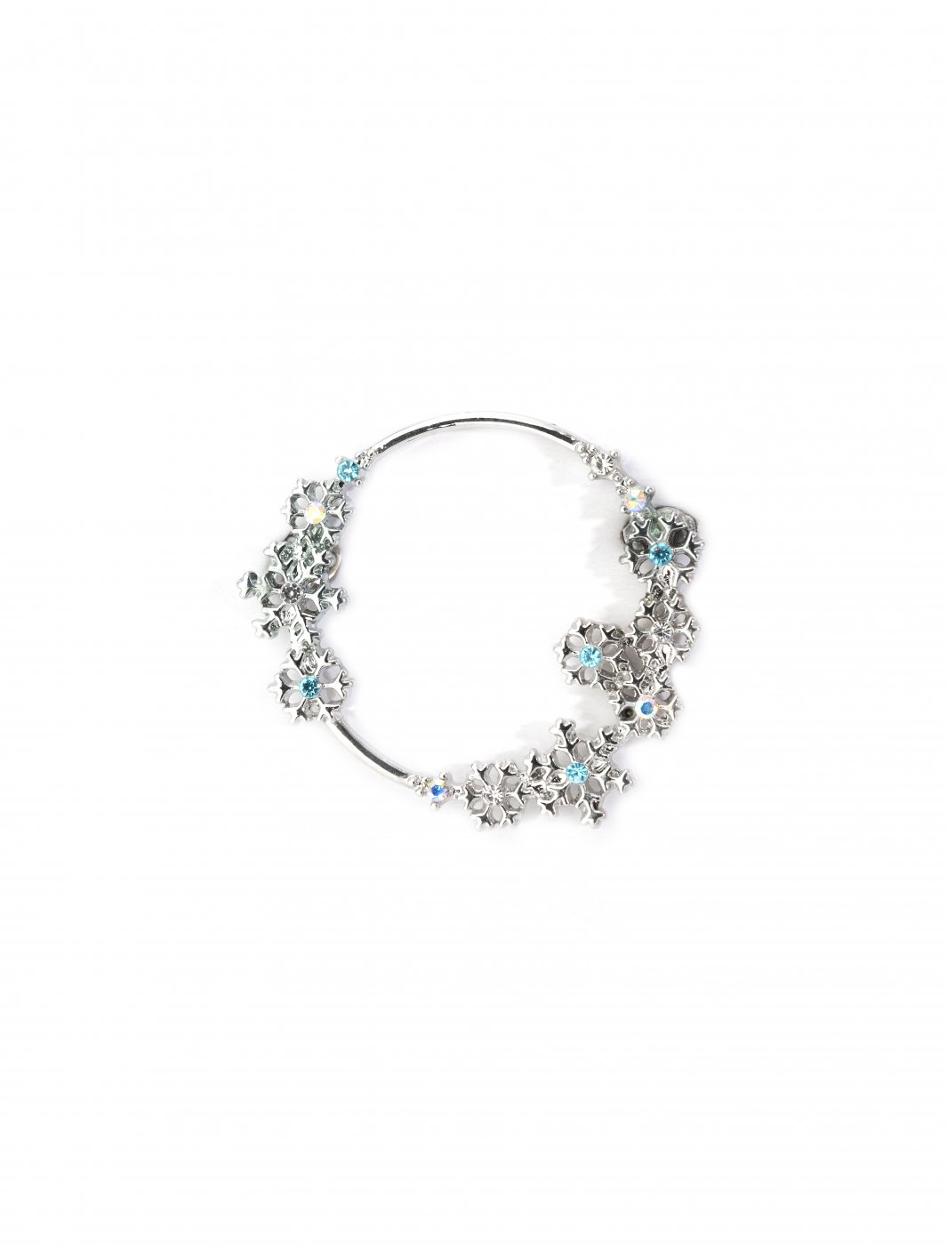 Snowflake wreath brooch 30mm | Lila Jewellery