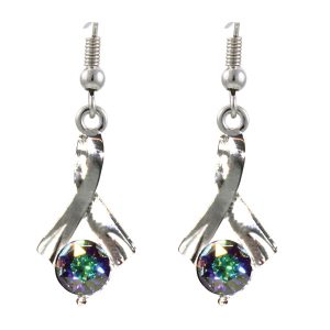 Compassion crystal earrings