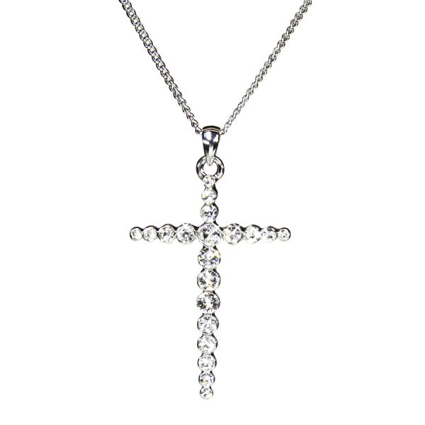 Cross with crystals