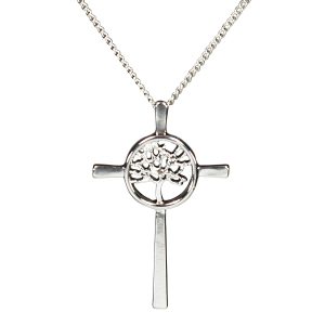 Cross with tree of life